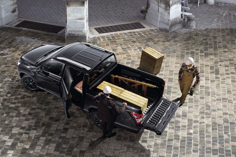 Bis zu eine Tonne an Zuladung ist möglich. (Ssangyong)