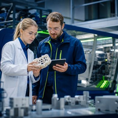 I ricercatori dell’Istituto per la lavorazione delle materie plastiche (IKV) nell’industria e  
nell’artigianato presso la RWTH di Aquisgrana pubblicano in esclusiva su PlastXnow articoli su temi di attualità. (Bild: Generato dall'IA/Gemini / KI-generiert / Gemini)
