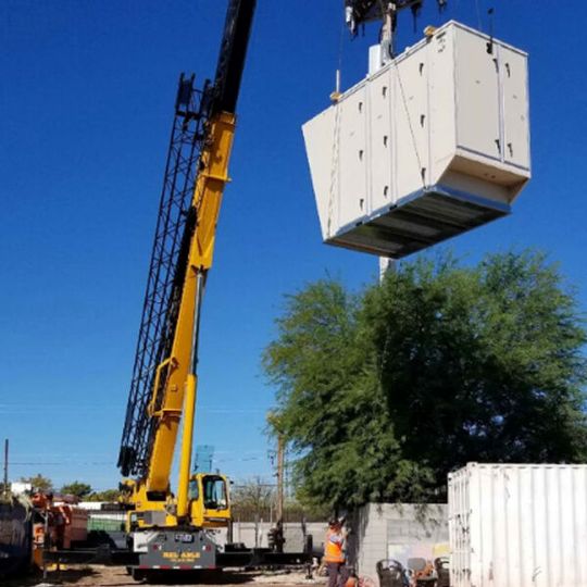 Edge to Edge: Kinetic Grid von Vapor IO bringt Cloud- und CDN-Dienste an den Rand des Unternehmensgeländes mit nahegelegenen Konnektivitätsdiensten über die letzte Meile. Die Installation eines Mini-Rechenzentrums braucht nur sechs Stunden.(Bild:  Vapor IO)