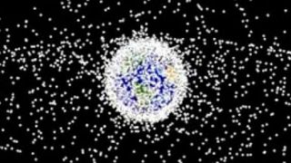 Weltraumschrott im Orbit. (NASA/728145)