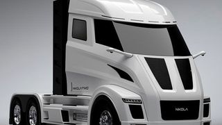 Ein US-Start-up will zusammen mit Bosch Lkw mit Wasserstoffantrieb entwickeln. (Nikola Motors)