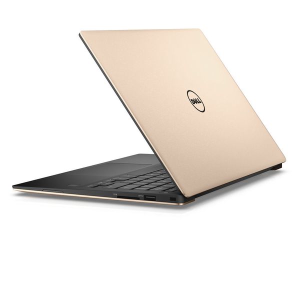Das XPS 13 9360 bietet Dell nun nicht nur in Silber, sondern auch in Rose Gold an. Mit Full-HD-Display soll eine Akulaufzeit von bis zu 22 Sunden möglich sein. (Dell)