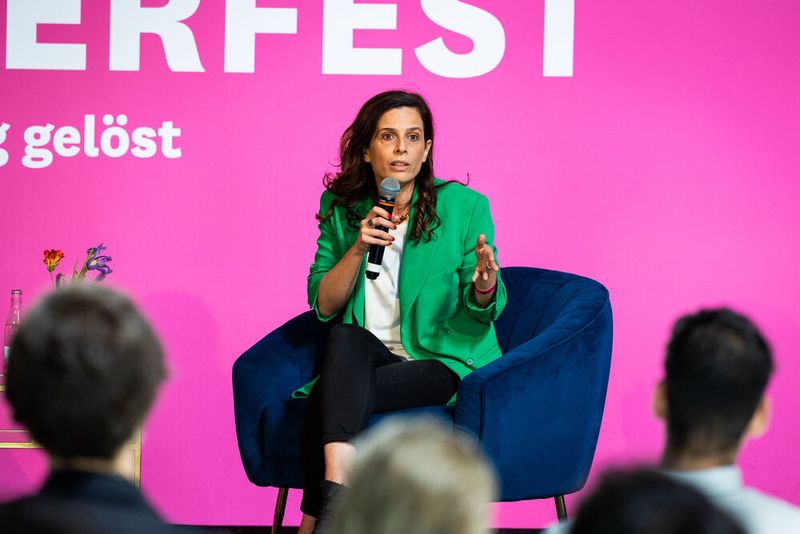 Francesca Bria, Präsidentin des Italienischen Nationalen Innovationsfonds (© Florian Reimann)