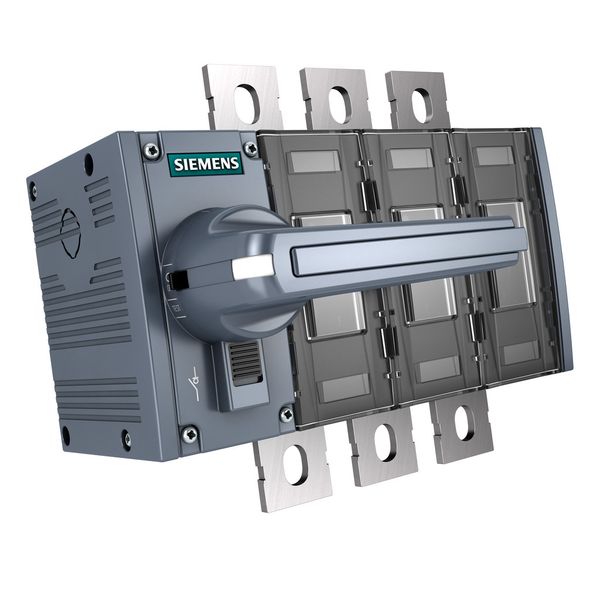 Siemens erweitert mit der Reihe 3KD sein Sentron-Portfolio von Lasttrennschaltern für die Niederspannungs-Energieverteilung. Die neuen Geräte können höhere Ströme bis 1600 Ampere schalten und sind in fünf Baugrößen in jeweils drei- und vier-poligen Ausführungen verfügbar. (Bild: Siemens)