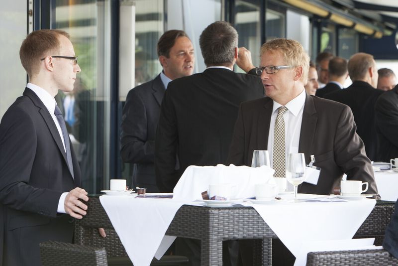 Das Swissmem Symposium bietet eine gute Gelegenheit neue Kontakte zu knüpfen und bestehende zu pflegen. (Bild: Swissmem)