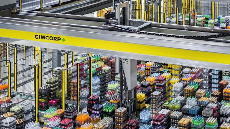 In den Roboterlösungen für die Intralogistik von Cimcorp kommen Energieführungssysteme von Tsubaki Kabelschlepp zum Einsatz.(Bild:  Cimcorp Oy)