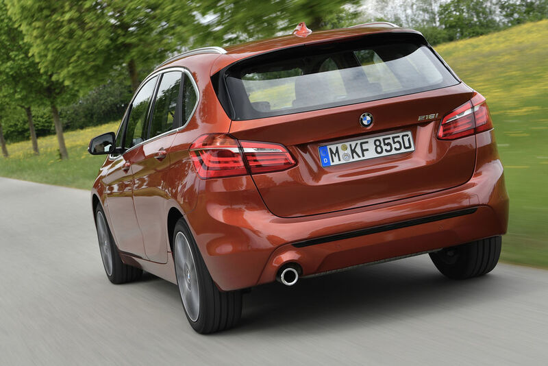 Der BMW 218i Active Tourer erhielt insgesamt 55 Punkte und damit 3 Sterne. (BMW)