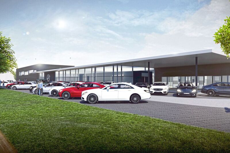 Auf über 20.000 m² wird Herbrand seinen Neubau in Rhede Mitte 2020 starten und die bisherigen Pkw-Betriebe in Bocholt und Borken zentralisieren.