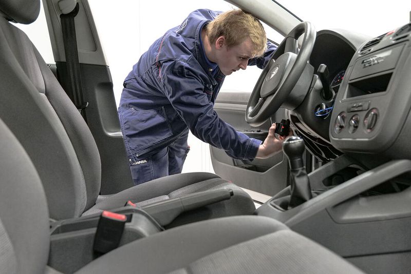 Niklas Zümpel aus Bremen bei der Diagnse-Blockaufgabe. (Bild: Schmidt - VCG)