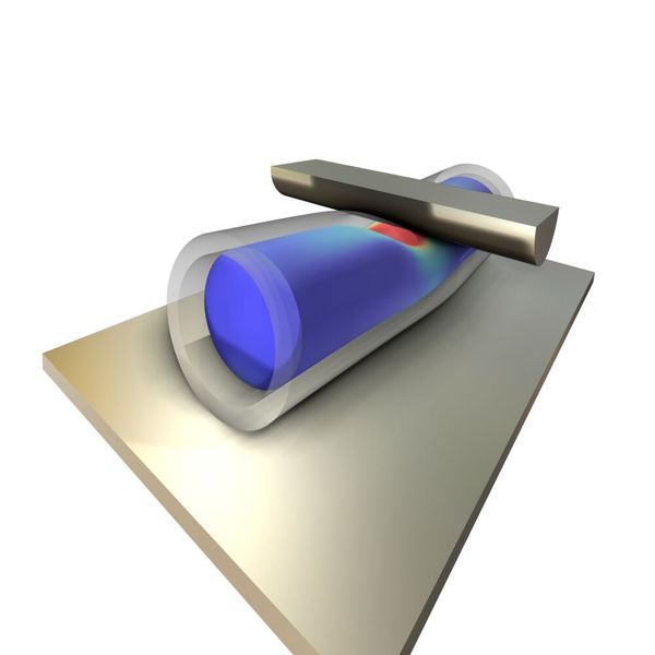 Druckabhängige Plastizität zur Ermittlung der äquivalenten plastischen Verformung einer Batterie. (Bild: COMSOL Multiphysics GmbH)