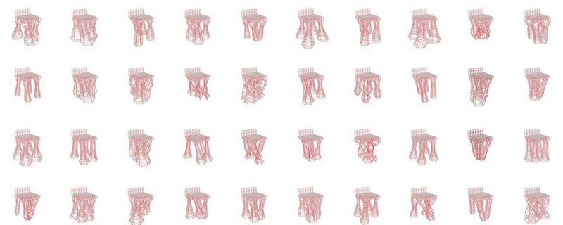 Generatives Design ermöglicht hunderte von Designoptionen – der Designer „kuratiert“ die Auswahl.(Bild:  Autodesk)