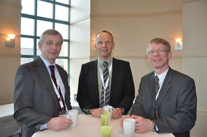 from left to right: Klaus Koch President at CAT - Consulting Automatisierungs-Technik and Ernst Flemming, Market Segment Manager at Softing AG and Ulrich Künzli, Branch Manager at MTL Instruments GmbH  (Picture: M.Henig/PROCESS)