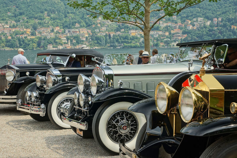 Das „Golden Age of Motoring Opulence“ vertreten diese Wagen – zurecht, wie wir finden. (Matthias Knödler/GT-Spirit)
