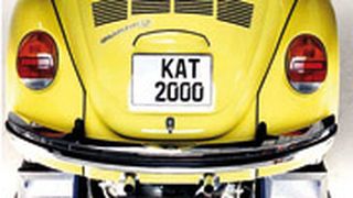 VW-Käfer nachgerüstet mit einem HJS-Kat-2000-System. (Archiv: Vogel Business Media)