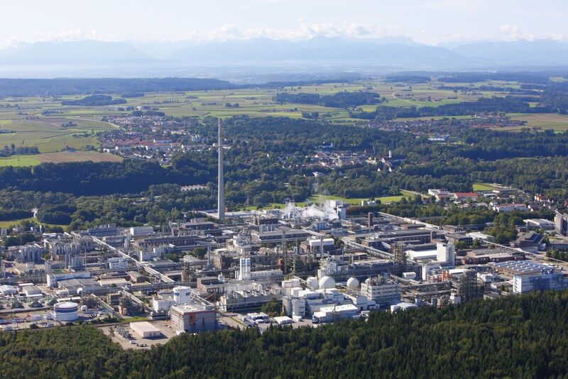 Der Industriepark Gendorf aus der Luft. (Bild: 3M / Dyneon)