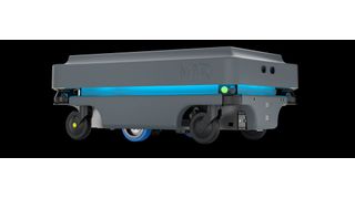 Der Mobilroboter MiR200 verfügt über eine erhöhte Nutzlast von 200 kg sowie eine Zugkraft von 500 kg.  (Bild: MiR)