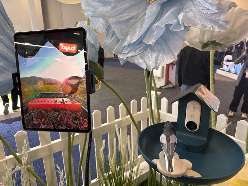 An alle Vögel-Liebhaber - mit diesem Vogelhaus kannst du deinem Vogel einen Namen geben und ihn täglich auf dem Monitor beobachten. (Bild: Vogel IT-Medien)