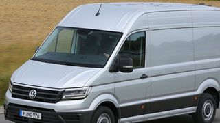Für den VW Crafter gibt es 6.000 Euro Wechselprämie. (Volkswagen Nutzfahrzeuge)