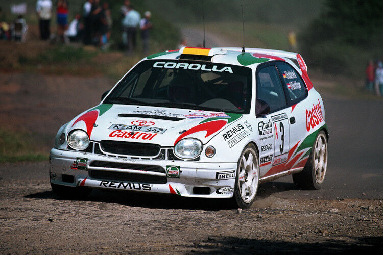 Der Corolla WRC beerbte die Celica und blieb erfolgreich. (Foto: Toyota)