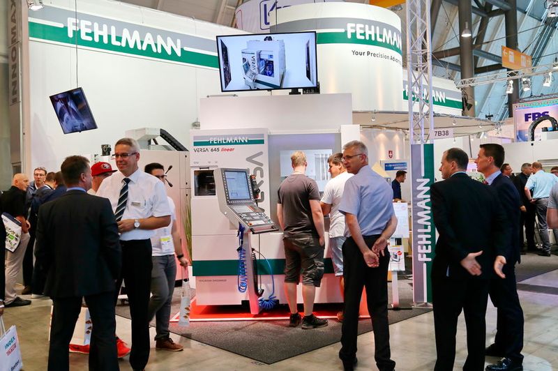 Fehlmann präsentierte an der AMB 2016 erstmalig die neue Versa 645 für die hochdynamische 5-Achs-Bearbeitung. (Anne Richter, SMM)