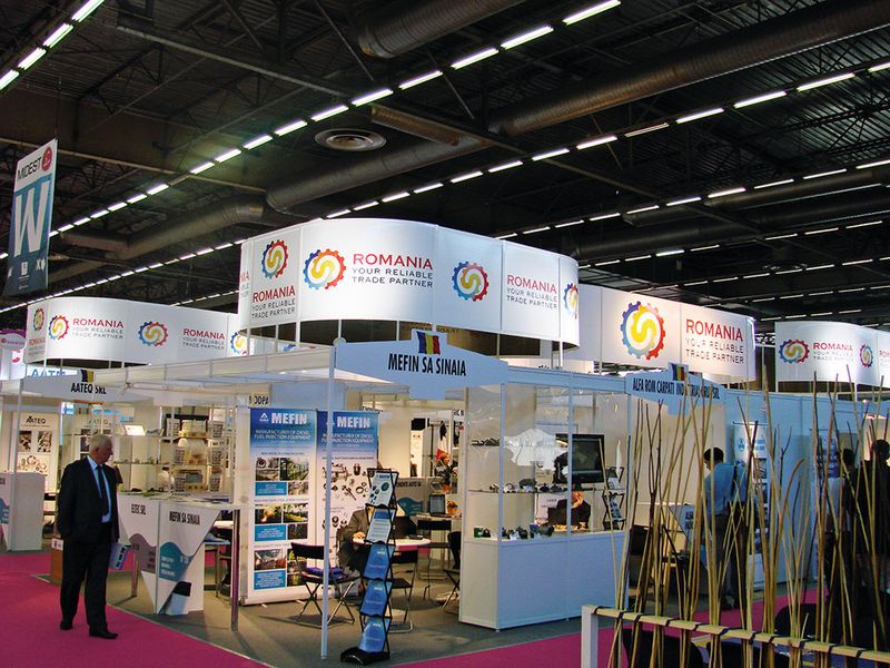 Stands collectifs de la Roumanie lors de Midest 2014. (Image: Jean Guilhem)