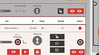 Erweiterte Verdrahtungsmöglichkeiten – jetzt auch für Kabel und Schläuche – bieten mehr Potenzial bei der Verdrahtung von Montageplatten. (Eplan Software & Service)