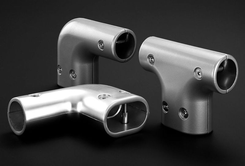 Es muss nicht immer rund sein: Die Realisierung von Aluminium-Rohrverbindern mit ovalen Querschnitten – etwa zum Einbau in Bussen und Bahnen – ist für Brinck kein Problem. (Brinck)