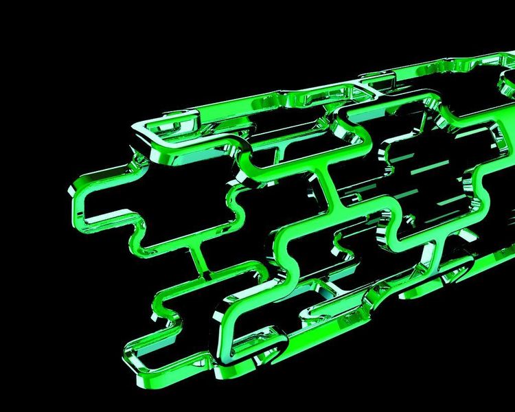 Ausgangsprodukt für die Fertigung von Stents, die in der Kardiologie und Herzchirurgie angewandt werden, sind dünnwandige Rohre aus hochwertigen Metallen. Bild: Meko (Archiv: Vogel Business Media)
