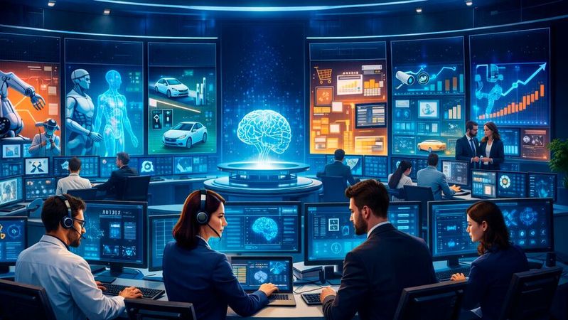 Also baut ein KI-Kompetenzzentrum auf, um die Partner beim Vertrieb zu unterstützen.(Bild:  Dall-E / KI-generiert)