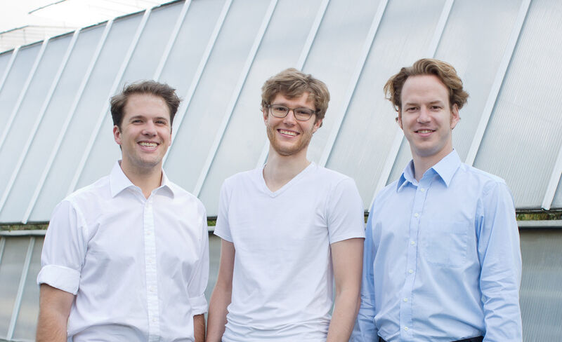 Die drei Gründer von Labfolder: Dr. Simon Bungers, Mathias Schäffner und Dr. Florian Hauer (v.l.). (Bild: Profund/Freie Universität Berlin)