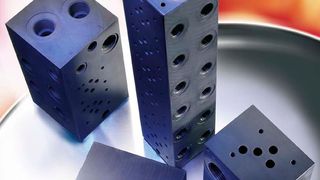 Die Hydraulik-Steuerblöcke des französischen Herstellers Mecabor sind in allen Größen sowie als Einzelstück oder serienmäßig erhältlich. (Mecabor)