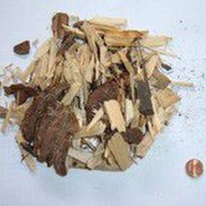 Timber sample before grinding. 