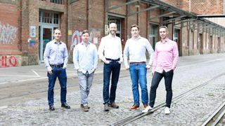 Das Gründerteam (v.l.): Torsten Lorenz, Dr. Dave Ahrens, Christian Koch, Philipp Hahn, Martin Drößiger. (Bild: Bernd Hänsch)