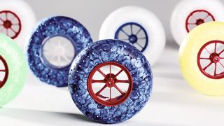 Rädchen aus dem Bereich Hobby und Freizeit – hergestellt mit der neuen Technologie PVSG – Partikelschaum-VerbundSpritzgießen. (Bild: Ruch Novaplast)