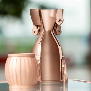 Teile einer Raumfahrtbrennkammer (Material: CuCrNb)(Bild:  Frederik Watzka)