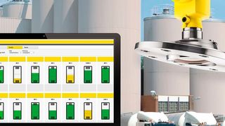 Lagerbestandsvisualisierung mit dem Vega Inventory System: Lieferanten können vorausschauend planen und ihre Logistik optimieren. (Vollbild siehe Bildergalerie) (Vega)