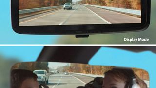 Der Display-Modus bietet im Vergleich zum Spiegel-Modus einen besseren Blick auf den rückwärtigen Verkehr. (Foto: Gentex)