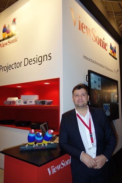 Raed Kaplan, ViewSonic war vom deutschen Team vor Ort. (Bild: IT-BUSINESS)