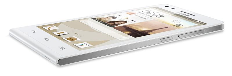 Das Ascend G6 von Huawei soll 249 Euro (UVP) kosten. Dafür bekommt man ein 4,5-Zoll-Display, einen Quadcore-Prozessor und Android Jelly Bean. (Huawei)