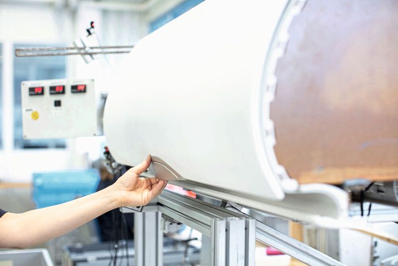 Gepäckklappen kennt jeder Fluggast, den Griff dazu liefert die Firma Schwarz.(Bild:  Schwarz-Aero // 1A Autenrieth)