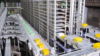 Das Shuttlelager im Hauptvertriebszentrum von Elettroveneta soll modular erweiterbar sein. (Daifuku)