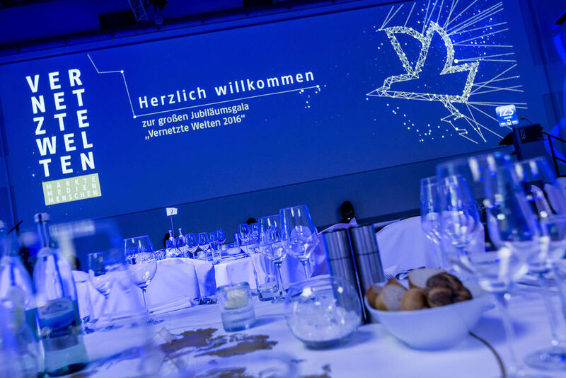 Impressionen der Gala „Vernetzte Welten“ zum 125. Geburtstag des Fachmedienhauses Vogel Business Media. (Stefan Bausewein)