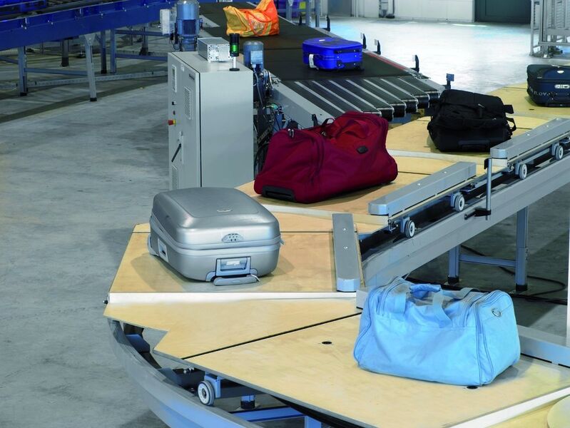 Das neue Sortiersystem Baxorter ist ideal für Anforderungen bis zu 2500 Gepäckstücken pro Stunde.Bild: Vanderlande Industries (Archiv: Vogel Business Media)