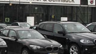 Das BMW-Autohaus Riller & Schnauck am Hindenburgdamm 68. (Foto: Michel)