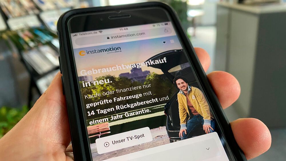 Instamotion nimmt jetzt auch Autos in Zahlung