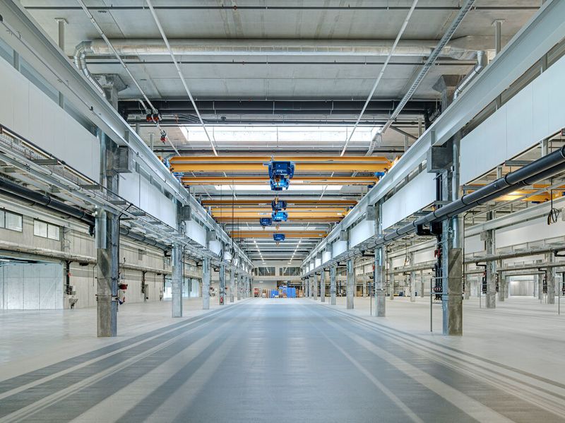 The production hall will house the entire Swiss milling machine and laser production of GF Machining Solutions. (© zimmermannfotografie.ch_GF Machining Solutions)
