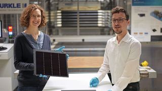 The III-V germanium PV module with an efficiency of 34.2% is currently the most efficient solar module in the world. (Image:Jacob Forster)