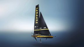 Ferrari Hypersail soll mit einem autarken Bordnetz auf Basis von 48 und 800 V Gleichspannung wochenlang auf See operieren. ABB unterstützt die Integration von Energieerzeugung, Speicherung und Verteilung. (Bild: ABB)