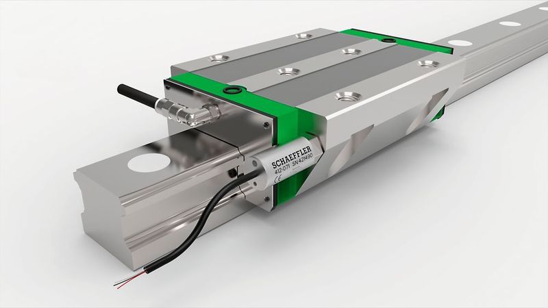 Die belastungs- und bedarfsgerechte automatische Nachschmierung ist nun sowohl für Rollenumlaufeinheiten als auch für Kugelumlaufeinheiten erhältlich. (Schaeffler)