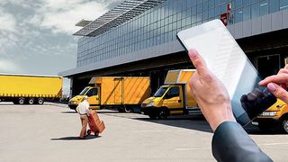 Auf der Logimat stellt DBH sein Versandsystem Advantage Delivery und das dazugehörige Frachtkostenmanagement vor und berät Versender zu Optimierungsmöglichkeiten für ihre Versandprozesse. (Savas Keskiner)